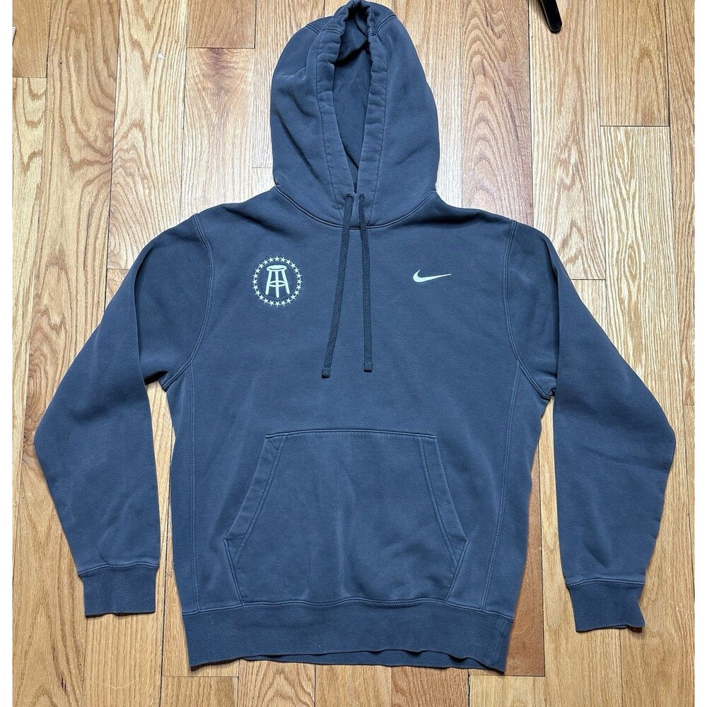 Nike X Barstool sports  Gray Hooded Sweatshirt Size Small Hoodie Fleece Men’s